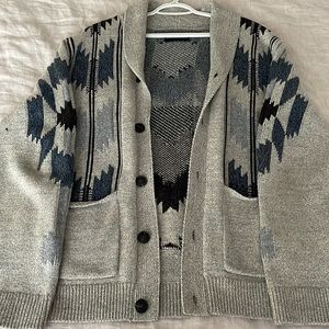 Mens Lucky Brand Oversized Cardigan - Size XL